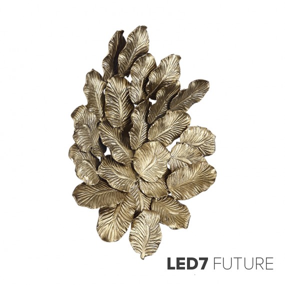 Ritz- Leaves Gold Wall